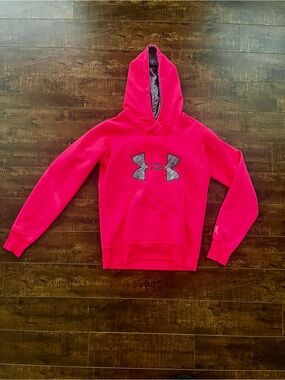 Under Armour Hot Pink Breast Cancer Awareness Hoodie Sweatshirt